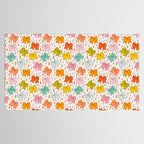 Rainbow Bow Print Tablecloth Gallery Image 2