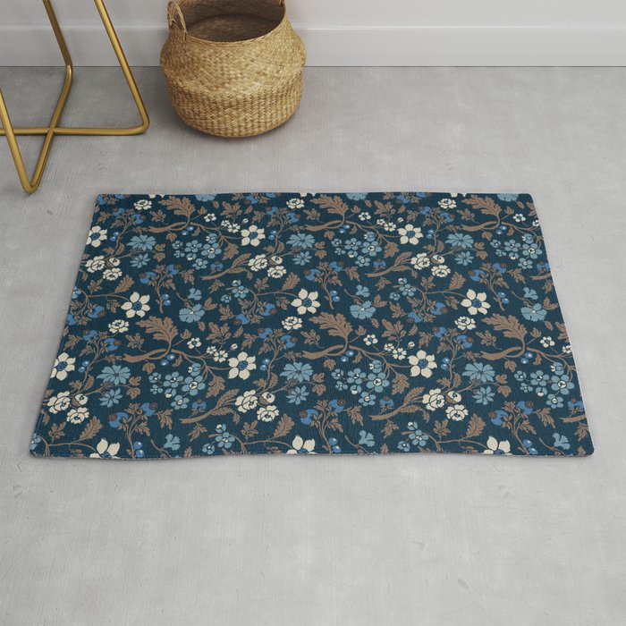 Moody Bohemian Florals Rug Gallery Image 1