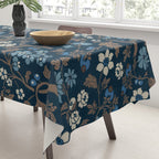 Moody Bohemian Florals Tablecloth Gallery Image 3