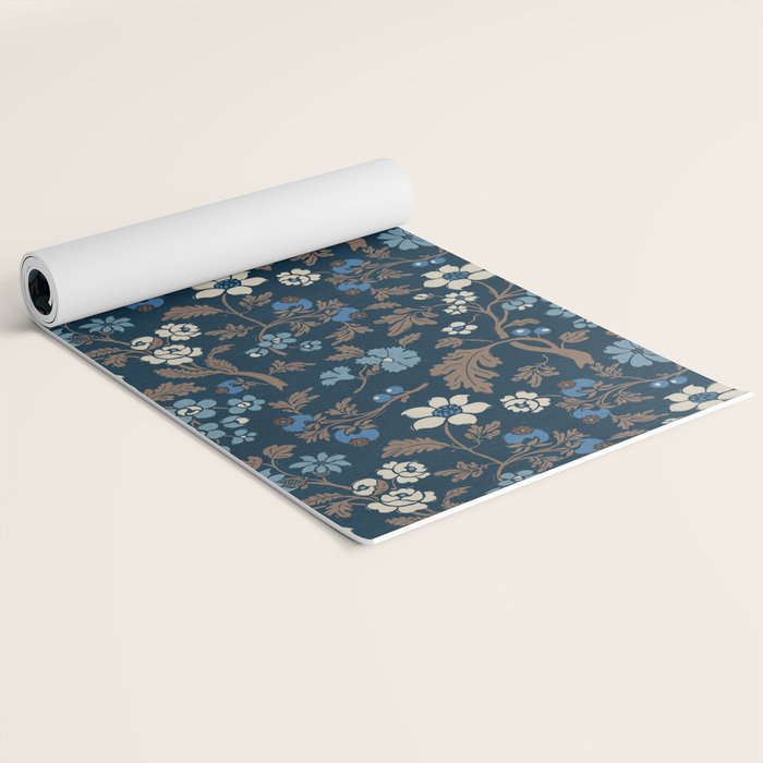 Moody Bohemian Florals Yoga Mat Gallery Image 2