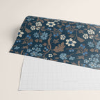 Moody Bohemian Florals Wrapping Paper Gallery Image 2