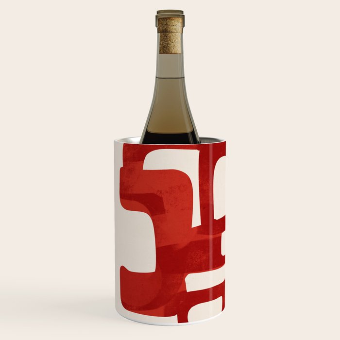 Modern Abstract Shapes 47 Wine Chiller Gallery Image 2