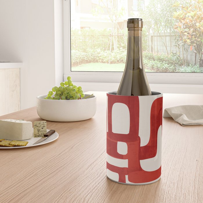 Modern Abstract Shapes 47 Wine Chiller Gallery Image 4