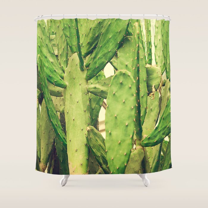 Southwest Desert Cactus Shower Curtain Gallery Image 1