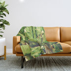 Southwest Desert Cactus Throw Blanket Gallery Image 1