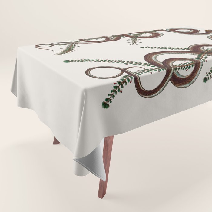 Albertus Seba Snakes  Double Spiral Vines  Tablecloth Gallery Image 1
