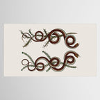 Albertus Seba Snakes  Double Spiral Vines  Tablecloth Gallery Image 2
