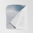 Snowy mountain range Throw Blanket Gallery Image 3