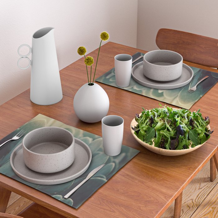 Green + Gold Placemat Gallery Image 2