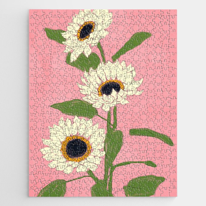 Sunflower Pink Sami Jigsaw Puzzle Gallery Image 1