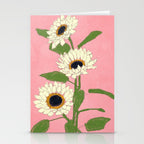 Sunflower Pink Sami Stationery Card Gallery Image 2