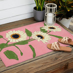Sunflower Pink Sami Outdoor Rug Gallery Image 2