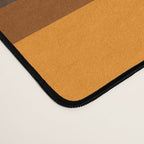 Wright Mid Century Modern Geometric Abstract Pattern in Retro 70s Brown and Orange Desk Mat Gallery Image 4