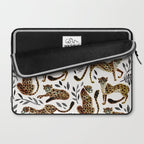 Cheetah Collection - Mocha & Black Palette Laptop Sleeve Gallery Image 2