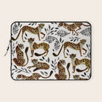 Cheetah Collection - Mocha & Black Palette Laptop Sleeve Gallery Image 1