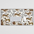 Cheetah Collection - Mocha & Black Palette Desk Mat Gallery Image 1