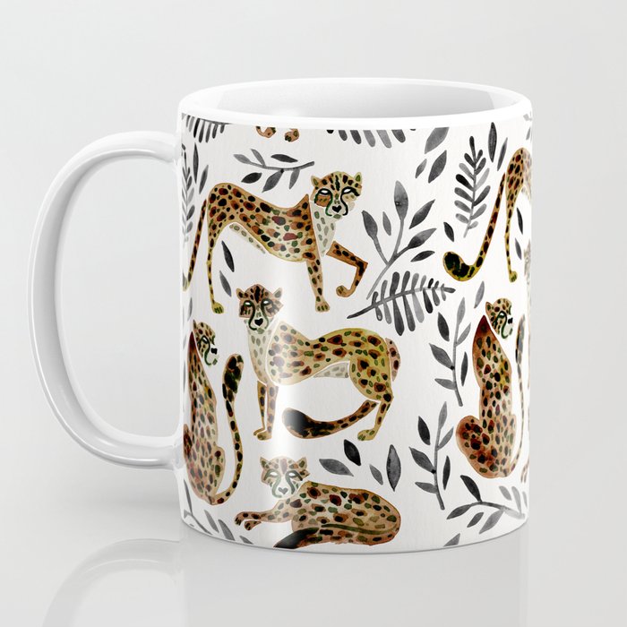 Cheetah Collection - Mocha & Black Palette Coffee Mug Gallery Image 3
