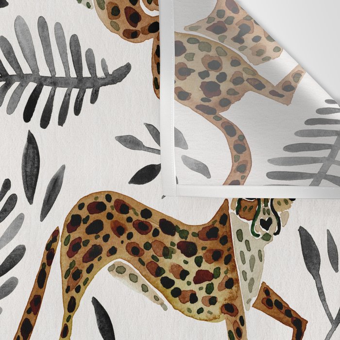 Cheetah Collection - Mocha & Black Palette Wall Tapestry Gallery Image 3