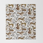 Cheetah Collection - Mocha & Black Palette Throw Blanket Gallery Image 2