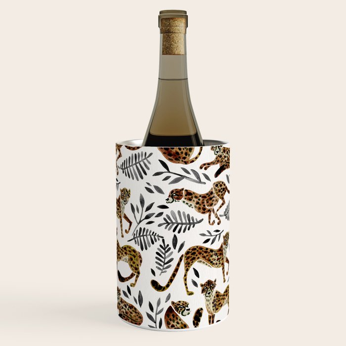 Cheetah Collection - Mocha & Black Palette Wine Chiller Gallery Image 3