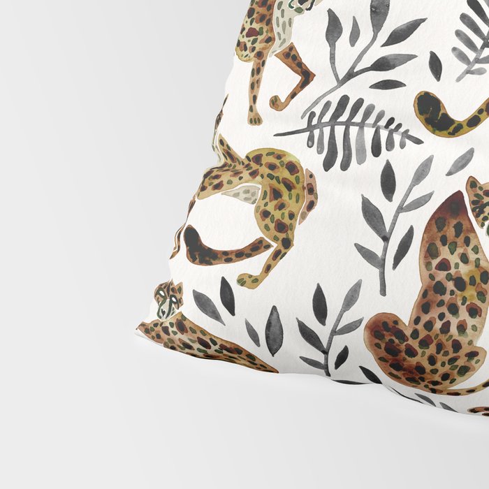 Cheetah Collection - Mocha & Black Palette Pillow Sham Gallery Image 4