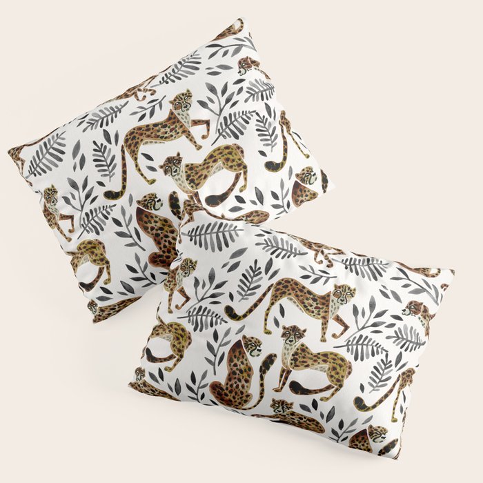 Cheetah Collection - Mocha & Black Palette Pillow Sham Gallery Image 3