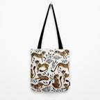 Cheetah Collection - Mocha & Black Palette Tote Bag Gallery Image 2