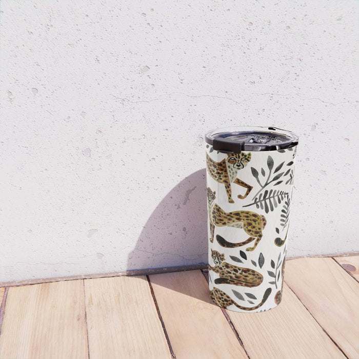 Cheetah Collection - Mocha & Black Palette Travel Mug Gallery Image 4