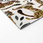 Cheetah Collection - Mocha & Black Palette Welcome Mat Gallery Image 2