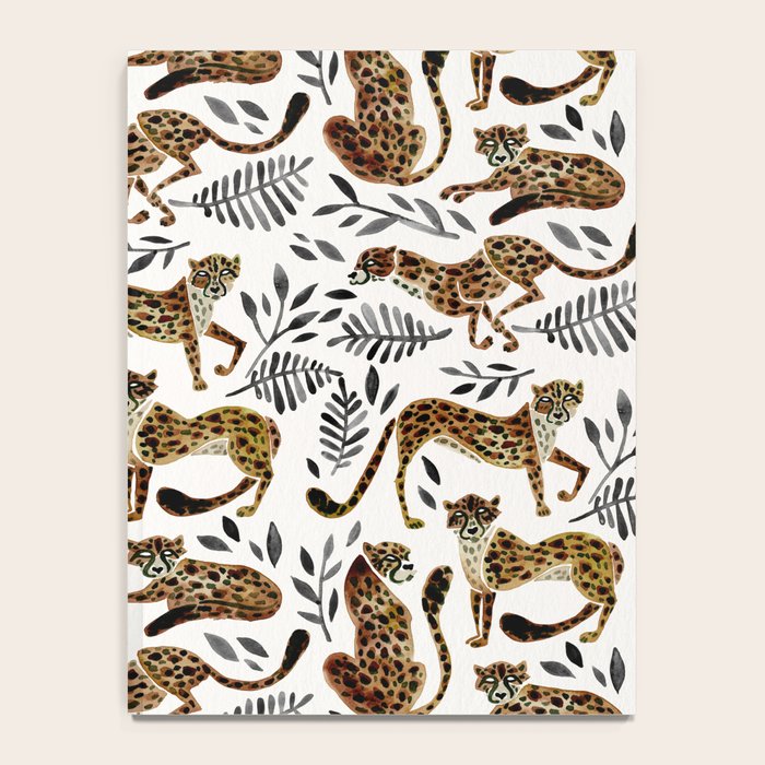 Cheetah Collection - Mocha & Black Palette Notebook Gallery Image 4