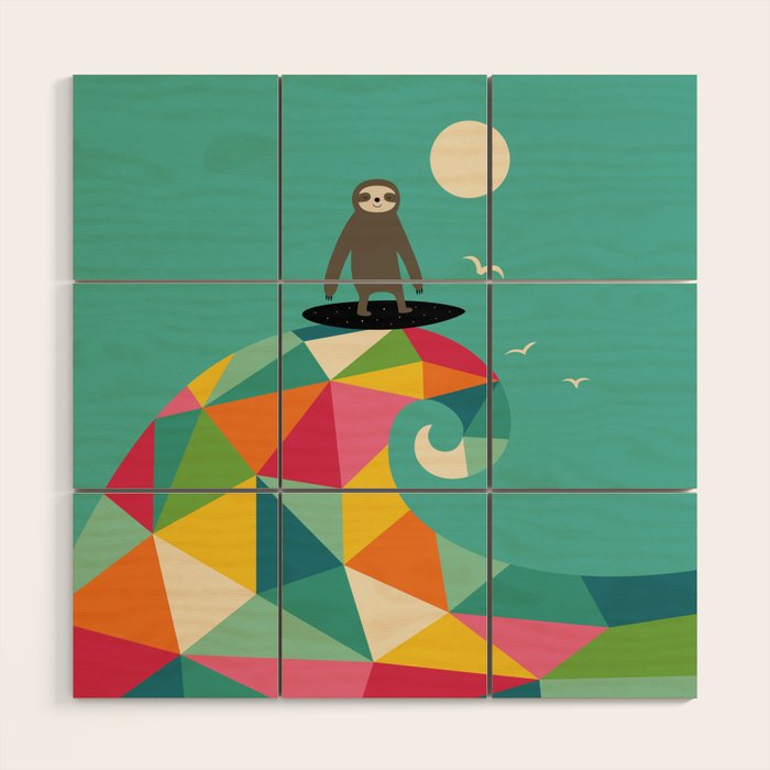 Surfs Up Wood Wall Art Gallery Image 1