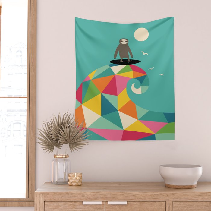 Surfs Up Wall Tapestry Gallery Image 2