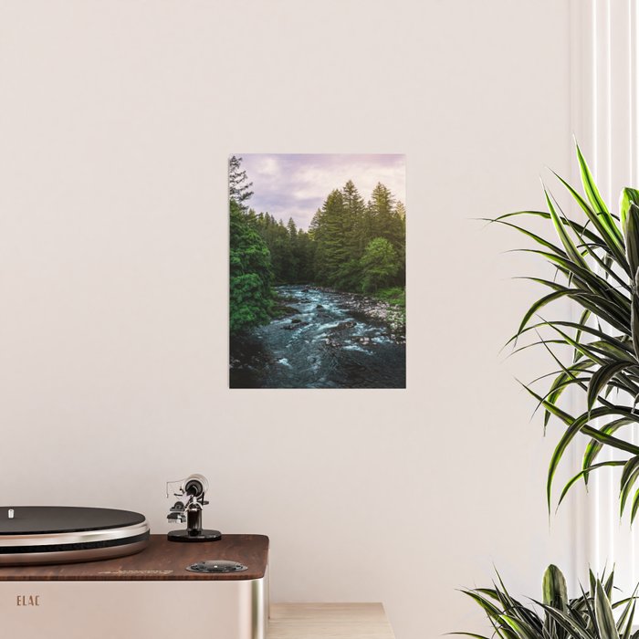 PNW River Run II - Pacific Northwest Nature Photography Poster Gallery Image 2