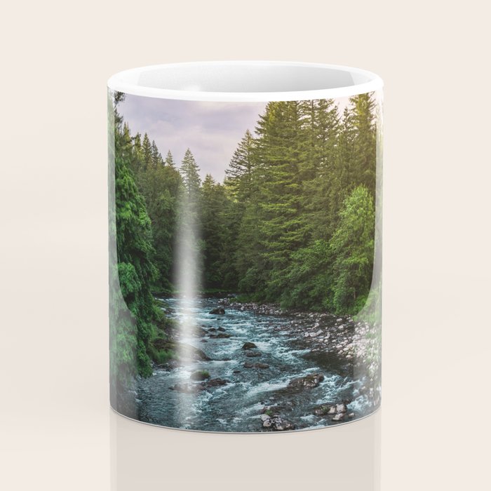 PNW River Run II - Pacific Northwest Nature Photography Coffee Mug Gallery Image 4