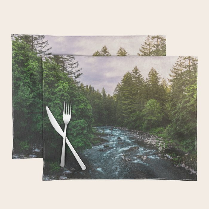 PNW River Run II - Pacific Northwest Nature Photography Placemat Gallery Image 1