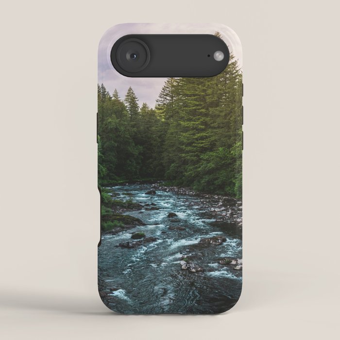 PNW River Run II - Pacific Northwest Nature Photography iPhone Case Gallery Image 2