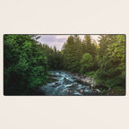 PNW River Run II - Pacific Northwest Nature Photography Desk Mat Gallery Image 3