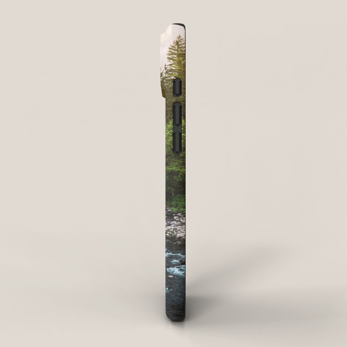 PNW River Run II - Pacific Northwest Nature Photography iPhone Case Gallery Image 2