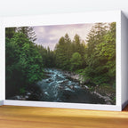 PNW River Run II - Pacific Northwest Nature Photography Wall Mural Gallery Image 2