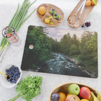 PNW River Run II - Pacific Northwest Nature Photography Cutting Board Gallery Image 2