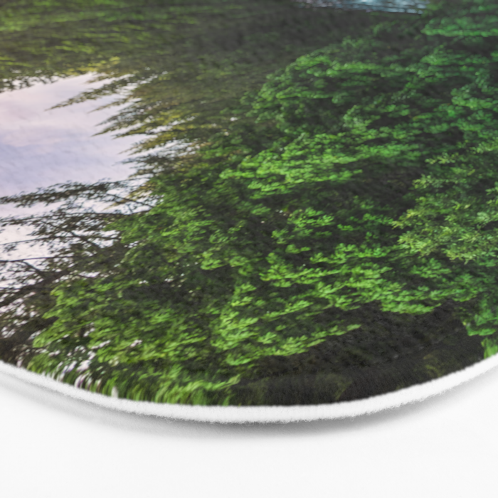 PNW River Run II - Pacific Northwest Nature Photography Bath Mat Gallery Image 3