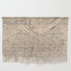 Vintage Map of Louisville Kentucky (1873) Wall Hanging Gallery Image 1