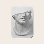 DIAMOND TEARS (b/w) | collage art by Yana Potter | black and white | sculpture | mythology | bling and shine Bath Mat Gallery Image 1
