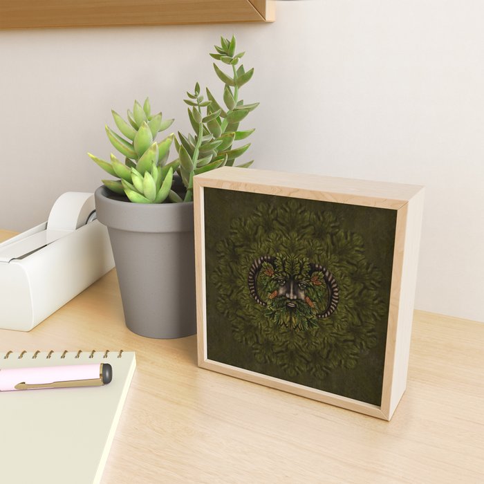 The Green Man Mini Art Print Gallery Image 2