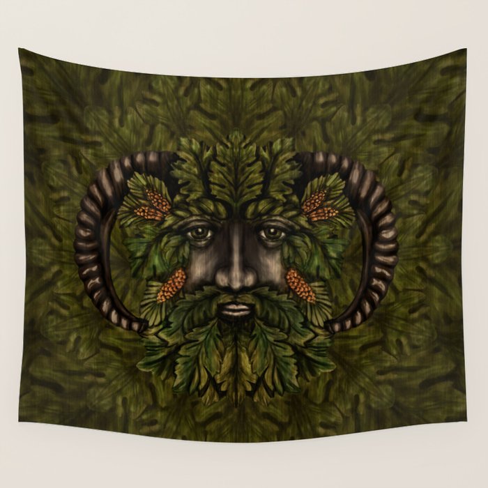 The Green Man Wall Tapestry Gallery Image 4