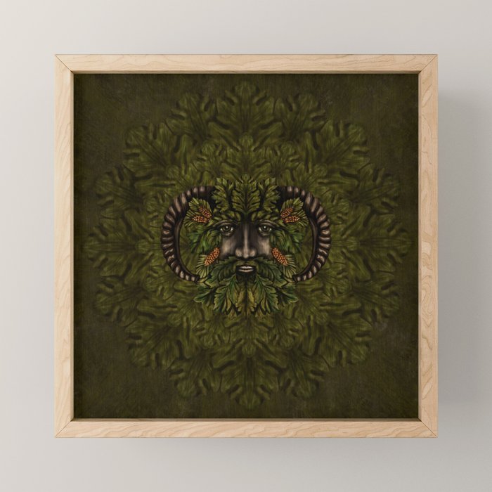 The Green Man Mini Art Print Gallery Image 1