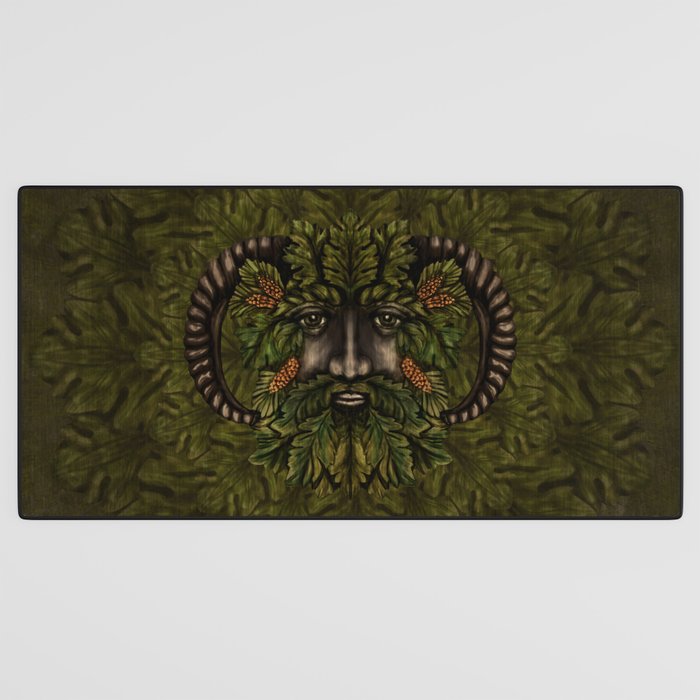 The Green Man Desk Mat Gallery Image 3