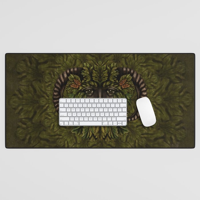 The Green Man Desk Mat Gallery Image 1