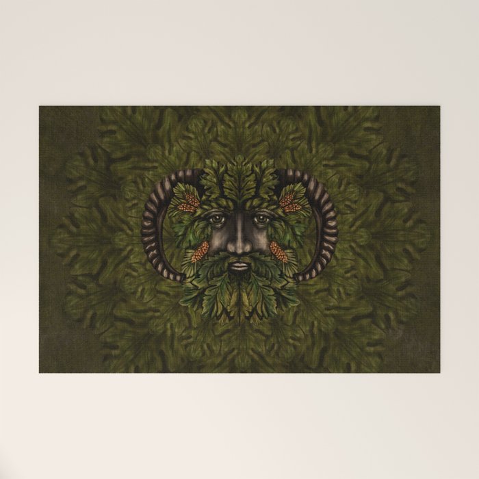 The Green Man Welcome Mat Gallery Image 1
