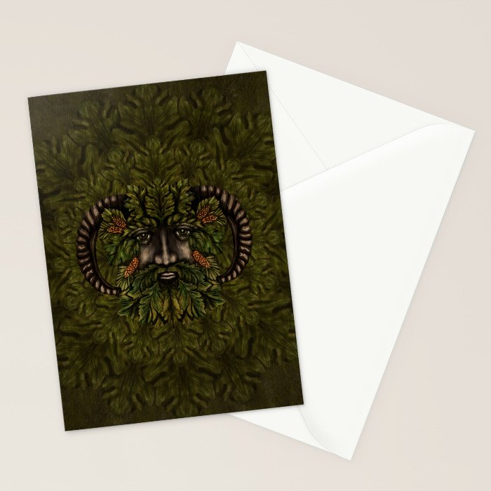 The Green Man Stationery Card Gallery Image 2